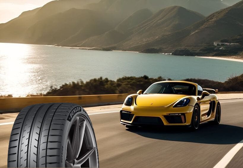 Dunlop-auf-einem-gelben-Sport